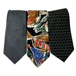 TIE BUNDLE 3 PACK BLACK & BROWN